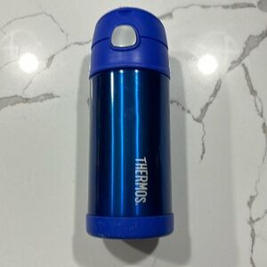 Thermos | Blue Insulated Metal Water Bottle 12oz.